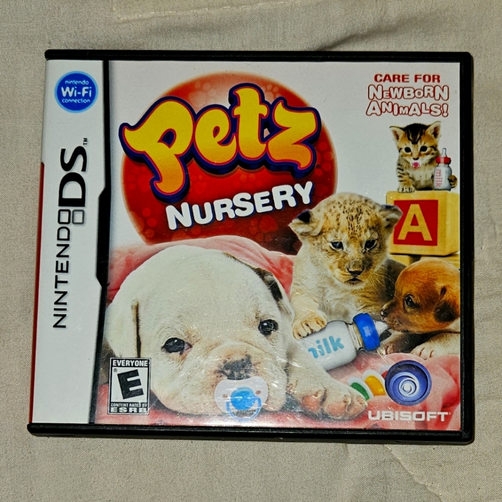 Nintendo DS Petz Nursery case game